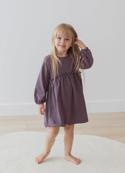 Elderberry jersey dress