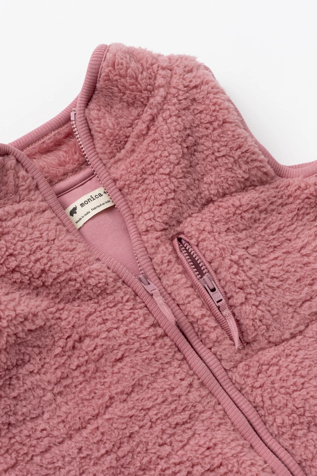 Pink - Sherpa vest