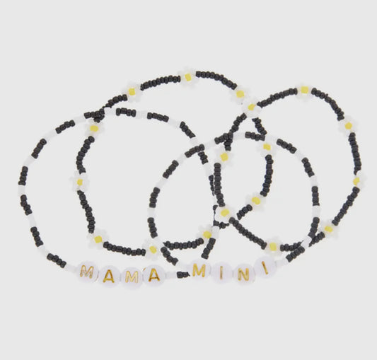 Mama + mini beaded bracelets