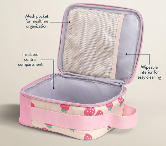 Strawberries & cream lunch box