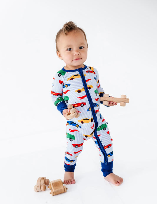 Vintage Racer bamboo romper