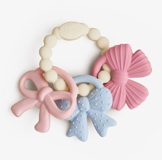 Itzy bow teether toy