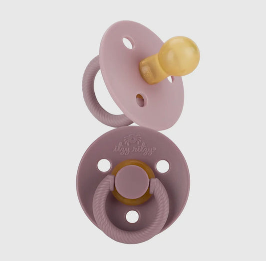 Itzy soother paci set - orchid + lilac