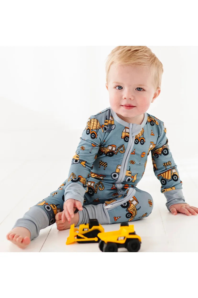 Worksite bamboo romper pajamas