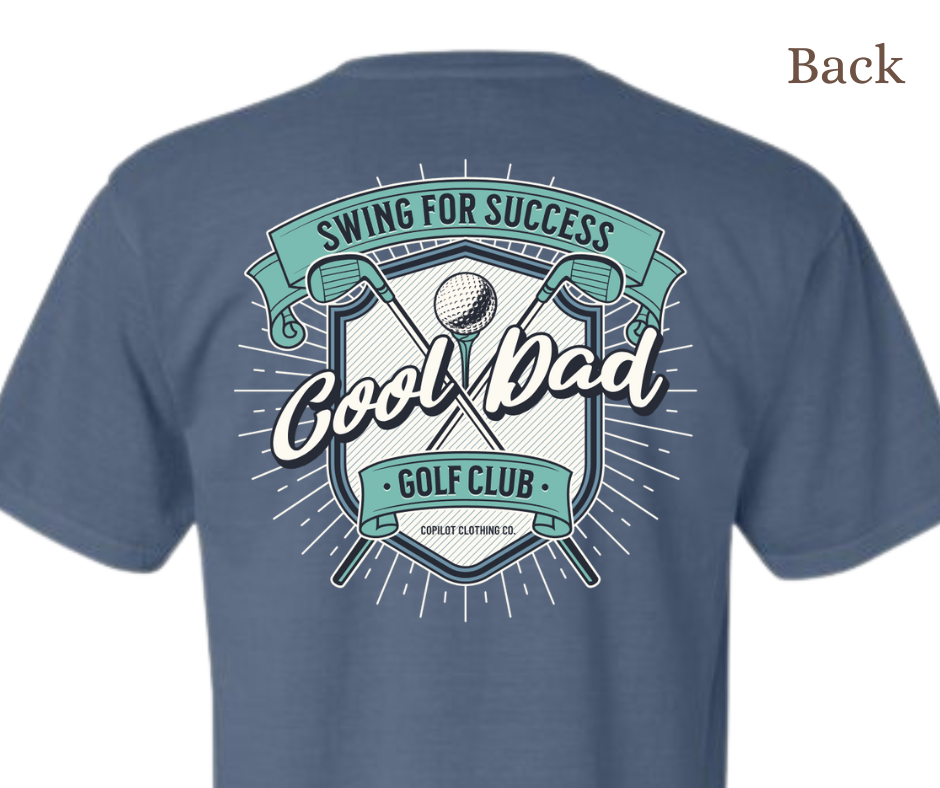 Cool dad golf club graphic