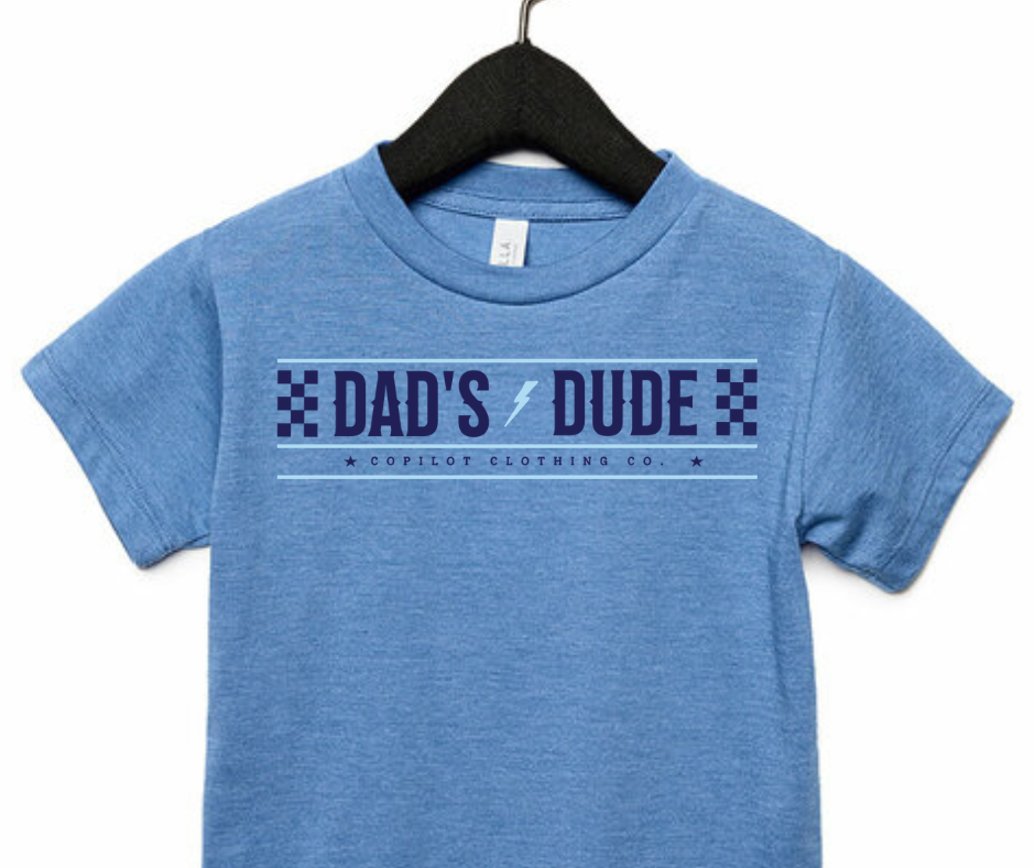 Dad’s dude graphic - Columbia blue