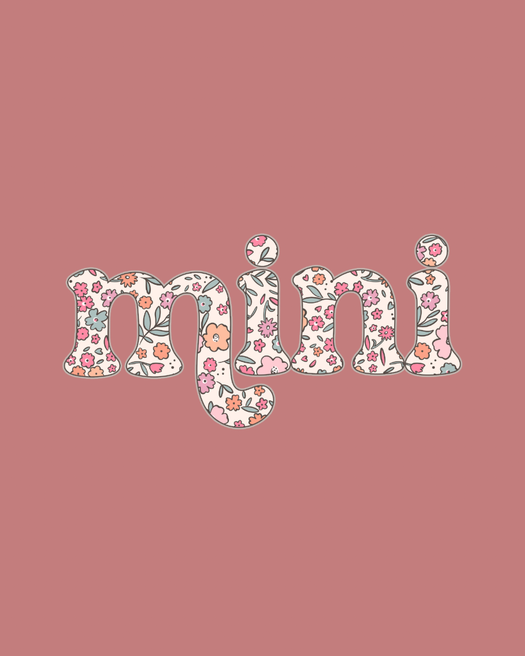 Floral mini graphic