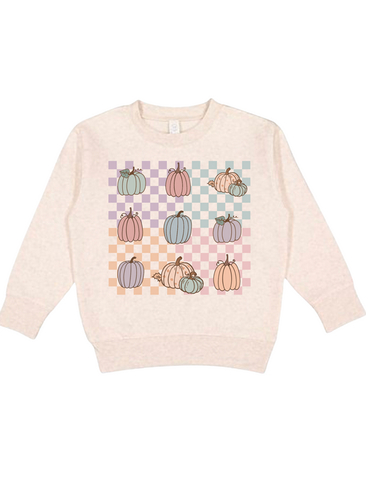 Pastel pumpkins graphic