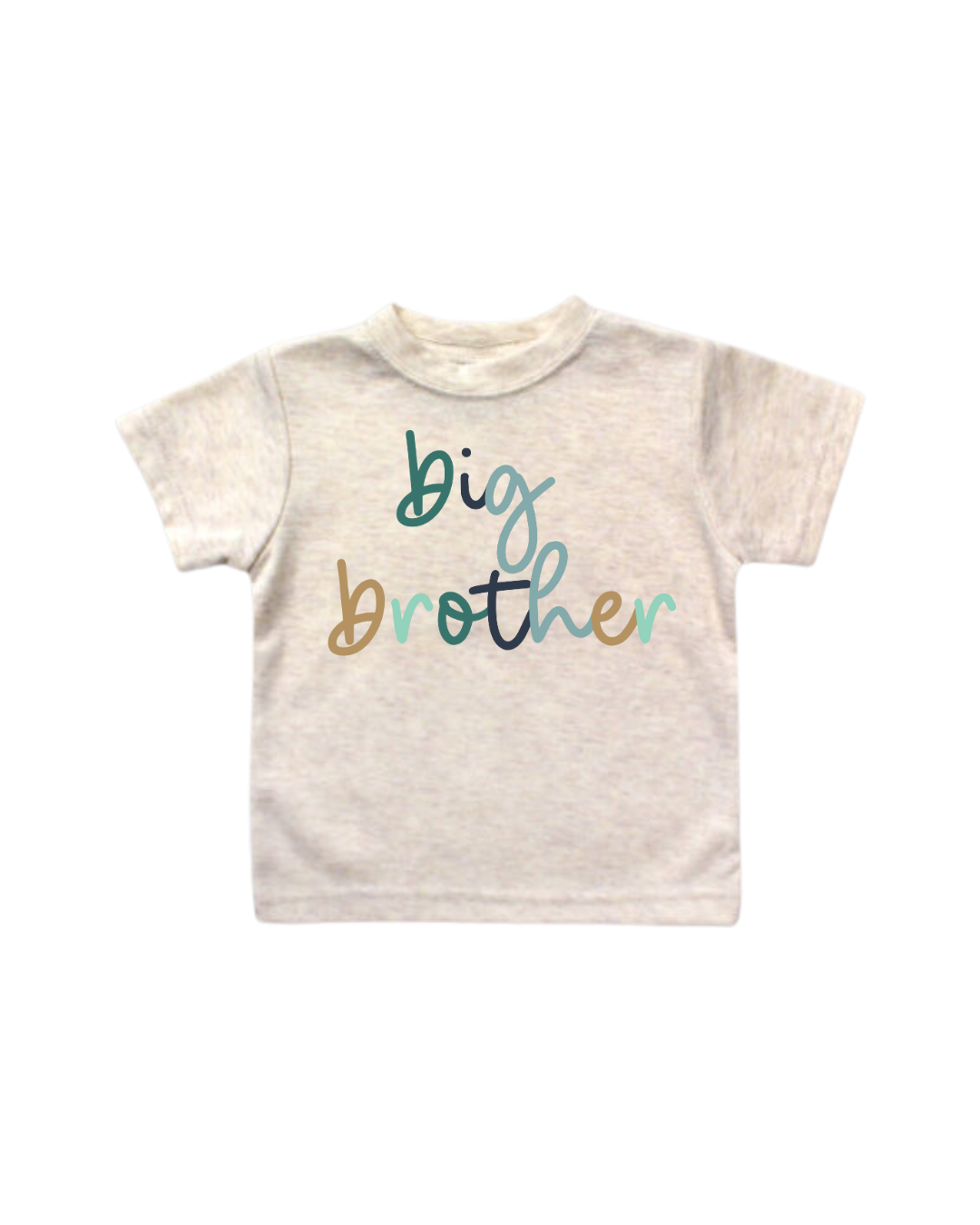 Ombré cursive brother graphic