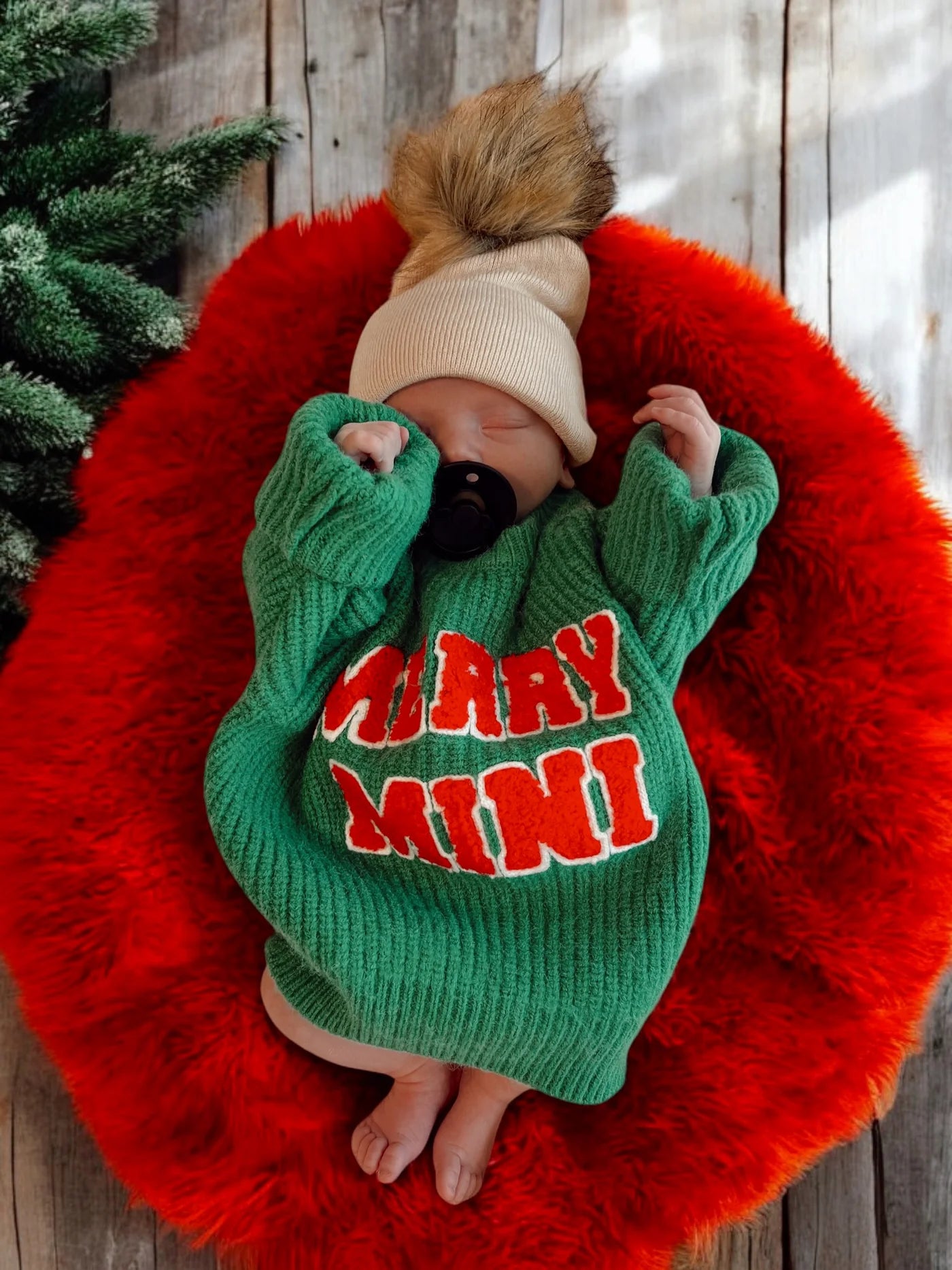 Merry mini chunky knit sweater