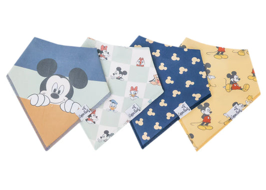 Mickey and friends bandana bibs