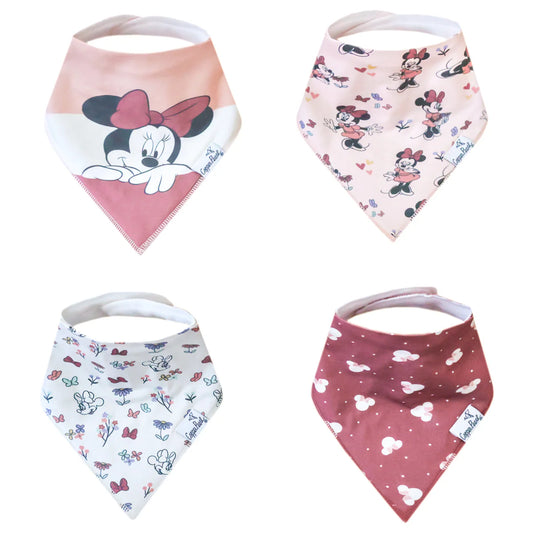 Minnie Mouse bandana bibs