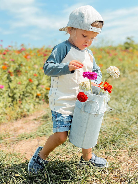 6-12m Louie baseball tee