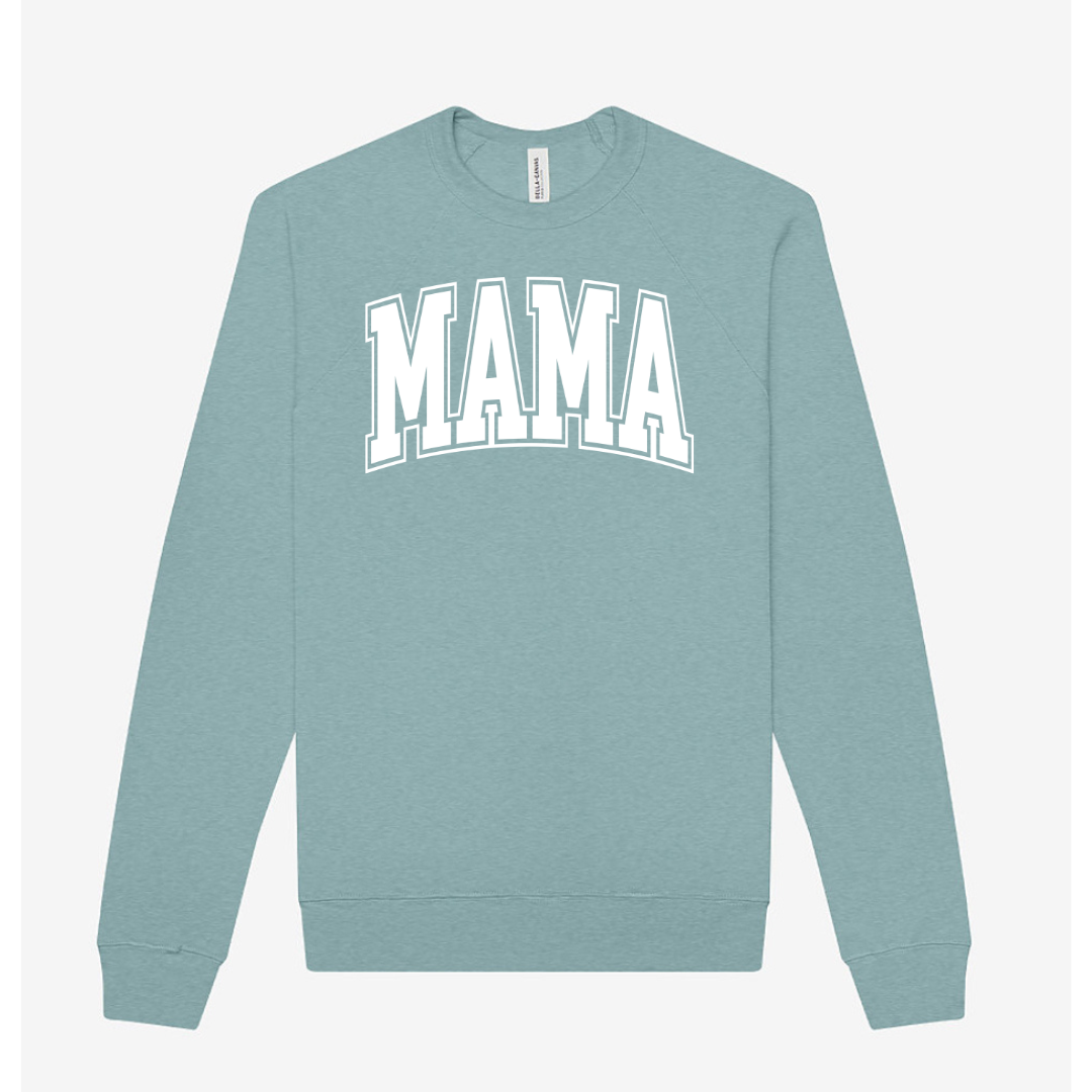 Mama university style crewneck graphic