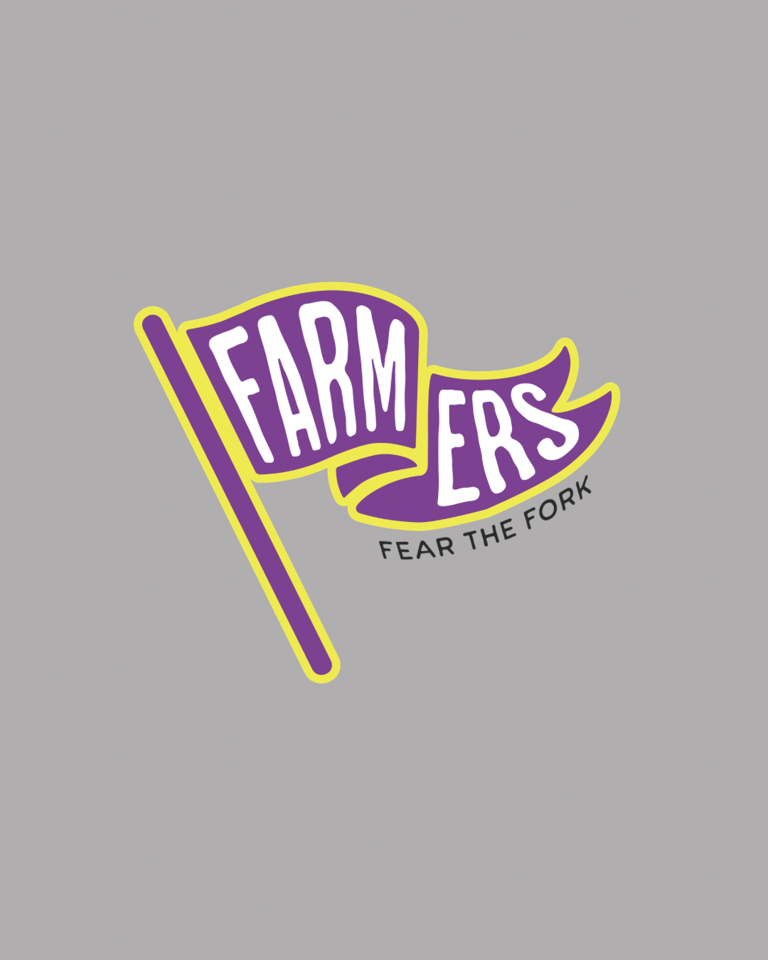 Grey Farmers Flag Tee/Crewneck