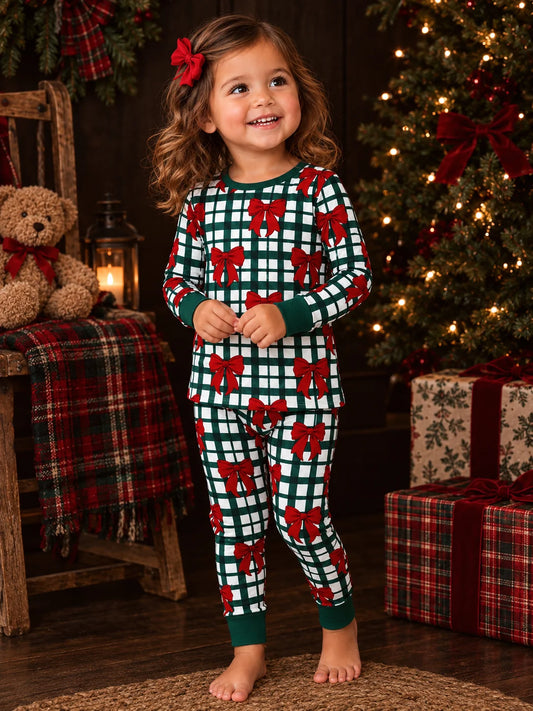 Yuletide bows bamboo set