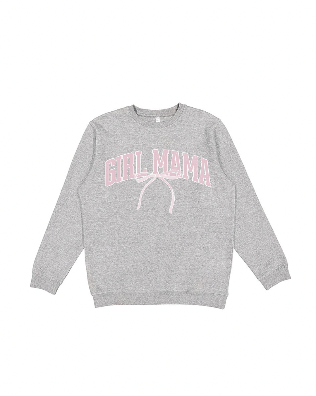 Girl mama ash crewneck graphic