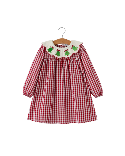 Jolliest gingham dress