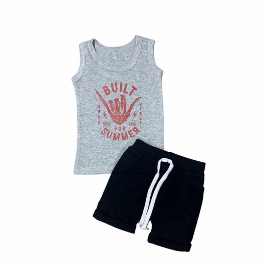 Built for summer graphic tank