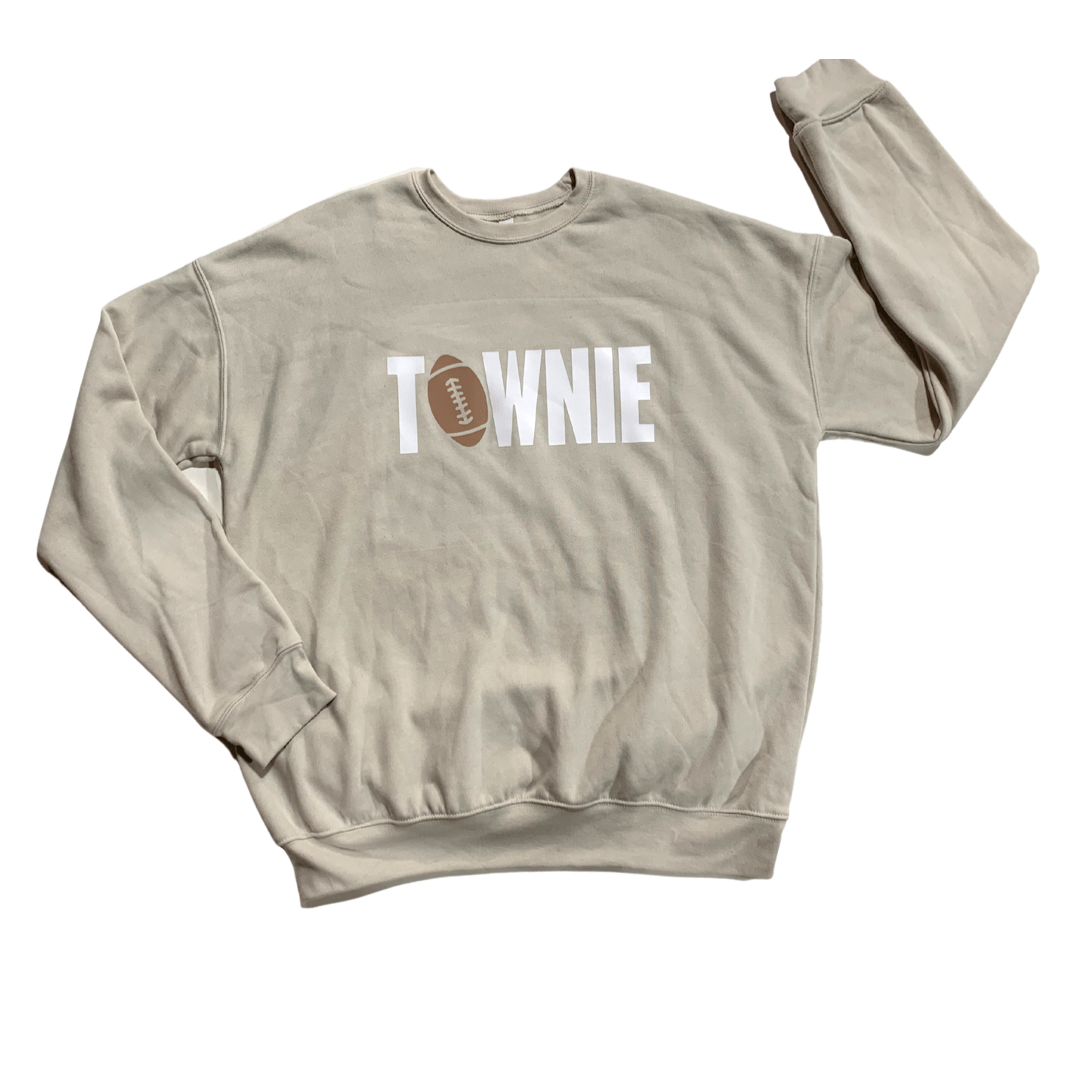 Adult townie crewneck graphic