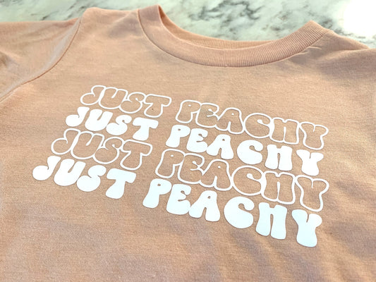 Just peachy graphic