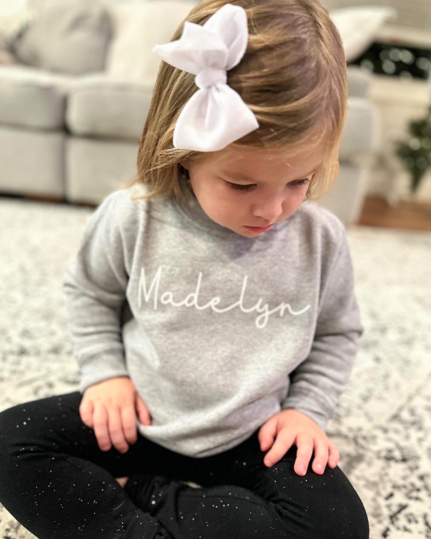 Toddler personalized crewneck - 6 fonts