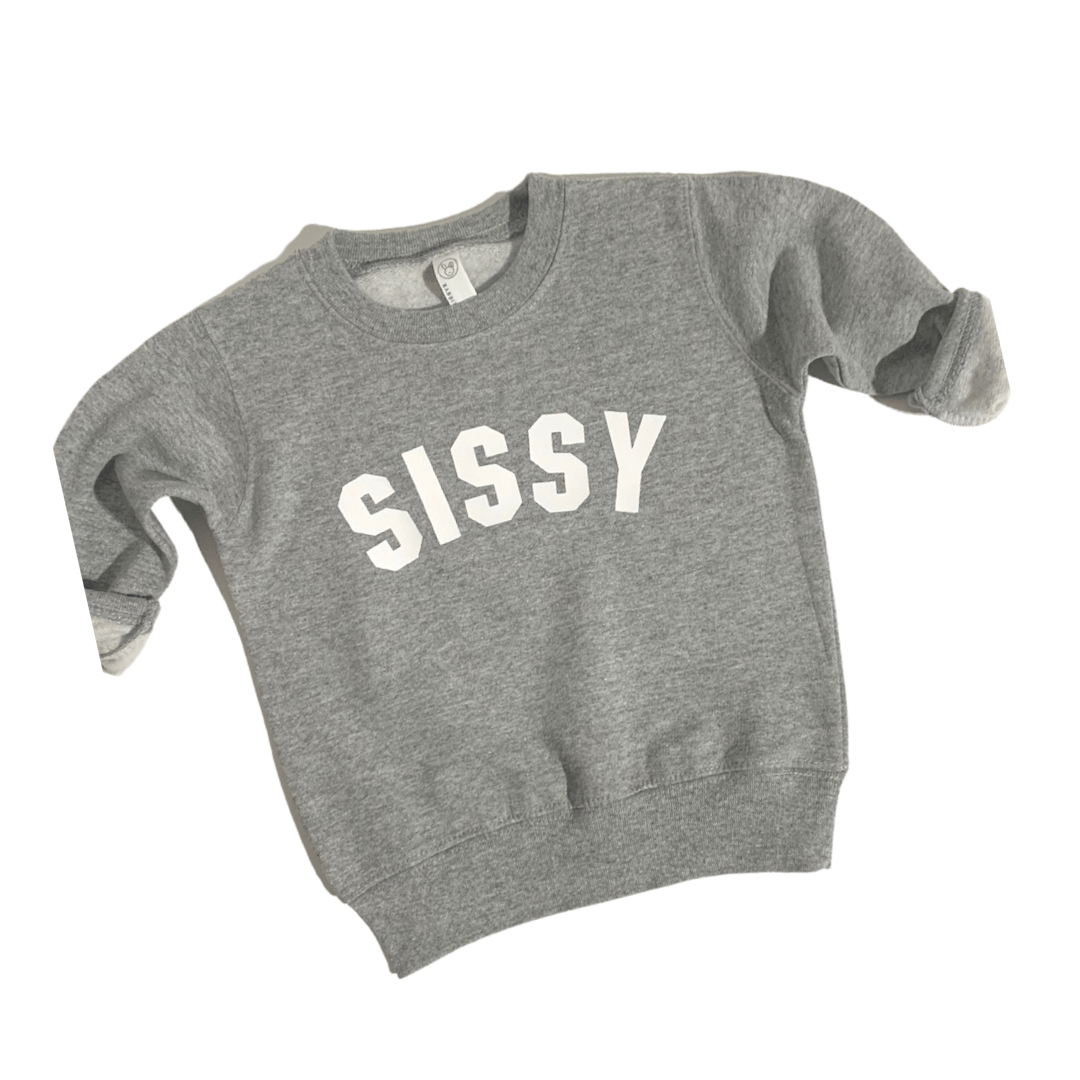 Toddler bubba/sissy crewneck graphic