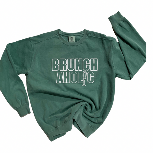 Large Adult crew brunchaholic