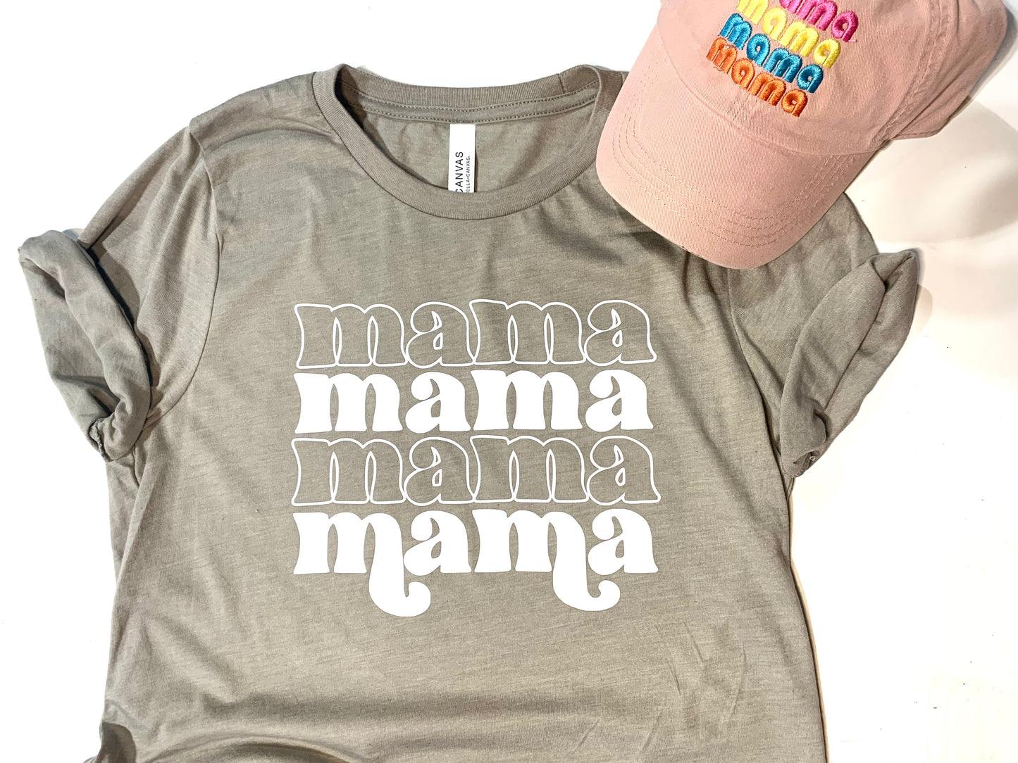 Neutral mama graphic tee
