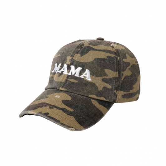 Camo mama ball cap